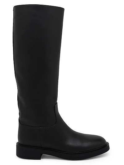 Ascott Leather Knee-High Boots