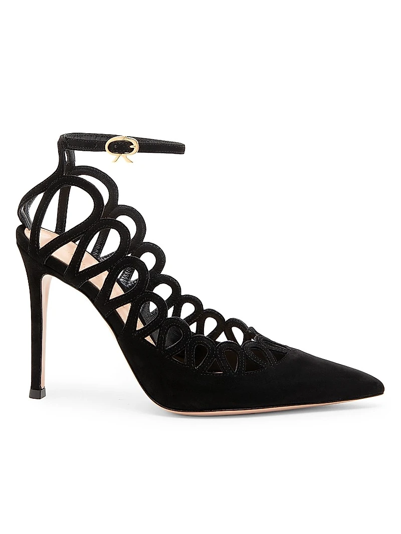 105MM Suede Pumps