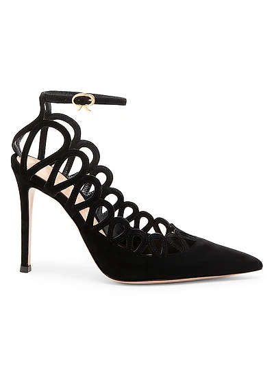 105MM Suede Pumps