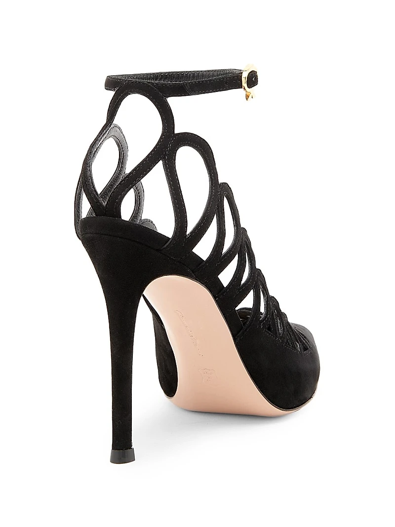 105MM Suede Pumps