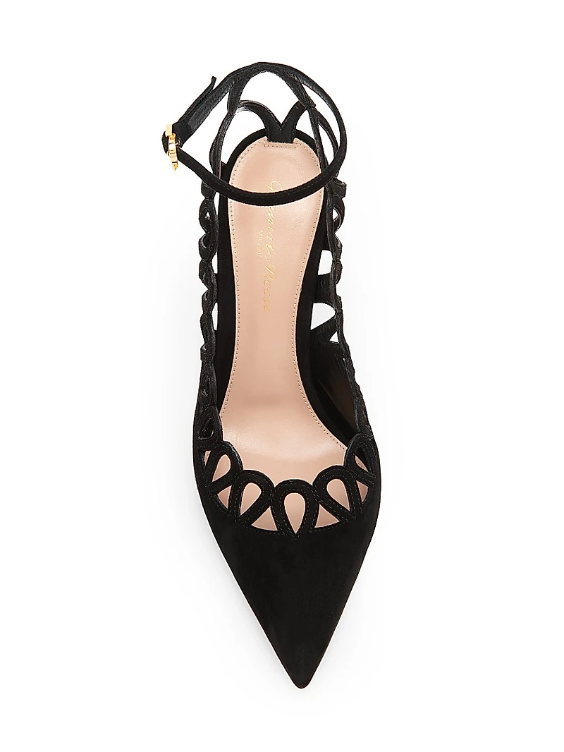105MM Suede Pumps