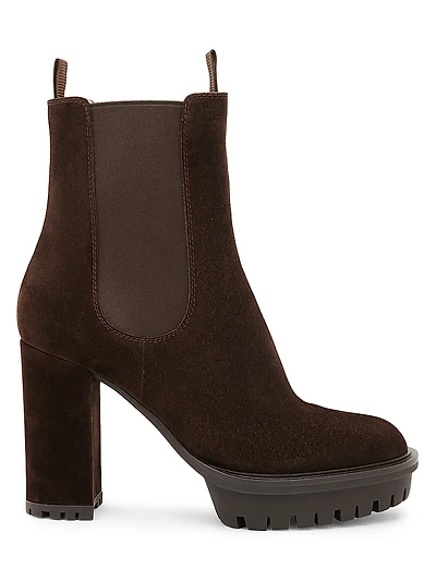 70MM Suede Chelsea Boots
