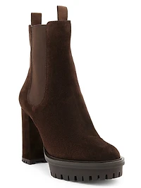 70MM Suede Chelsea Boots