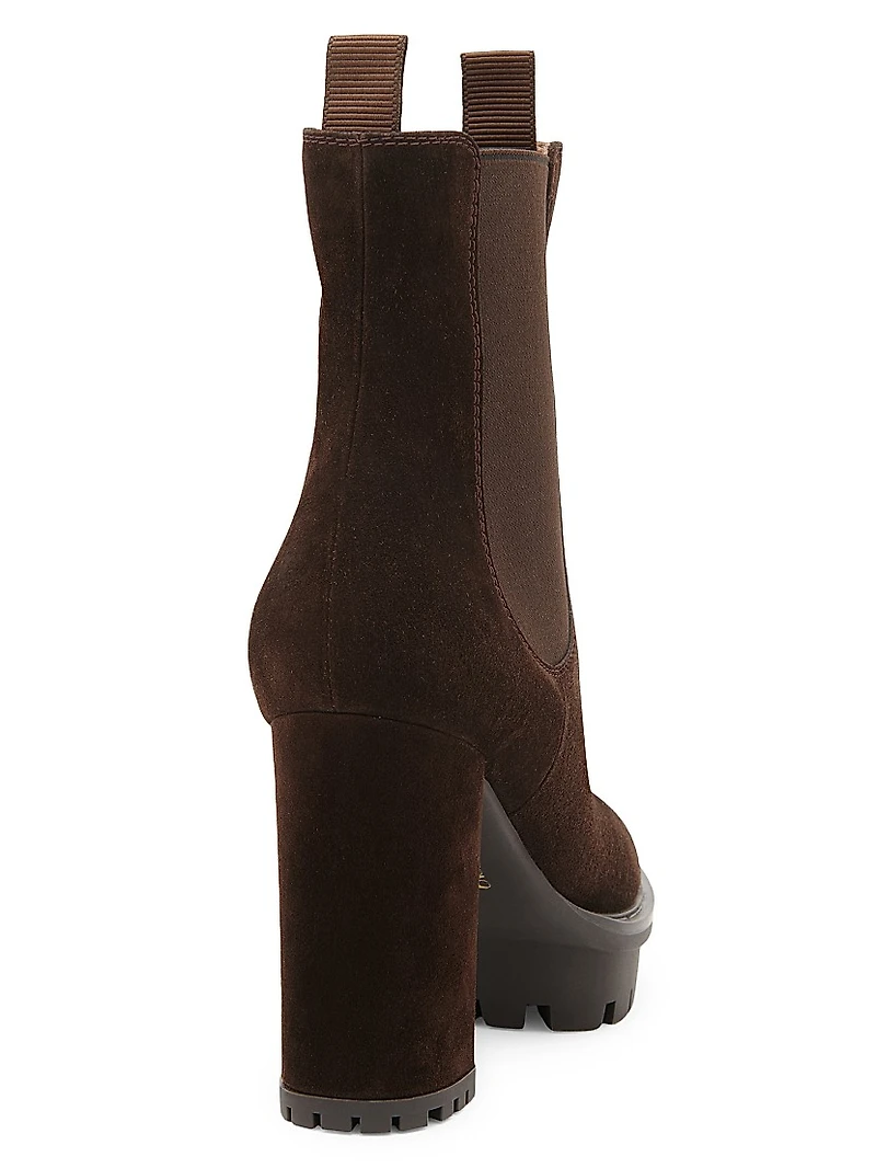 70MM Suede Chelsea Boots