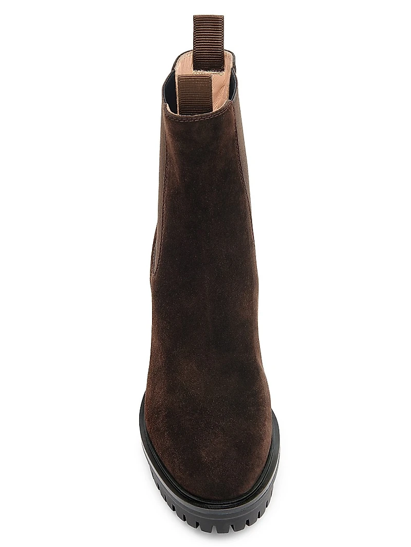 70MM Suede Chelsea Boots