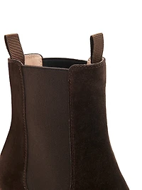 70MM Suede Chelsea Boots