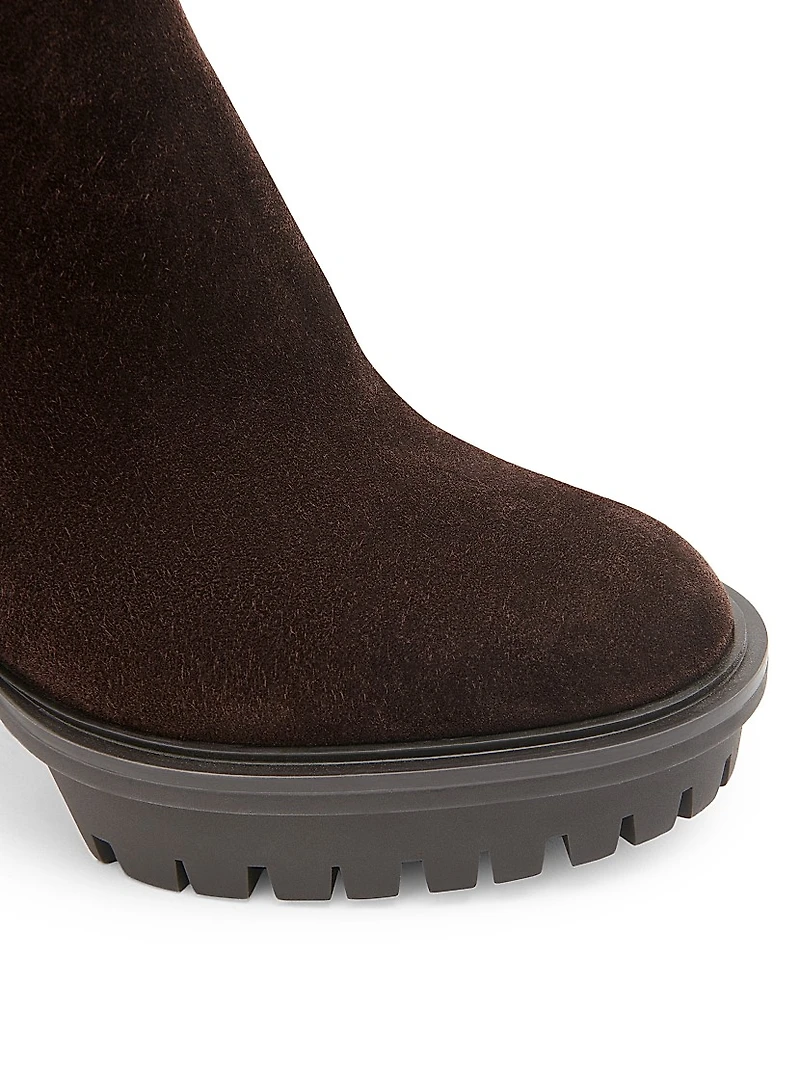70MM Suede Chelsea Boots