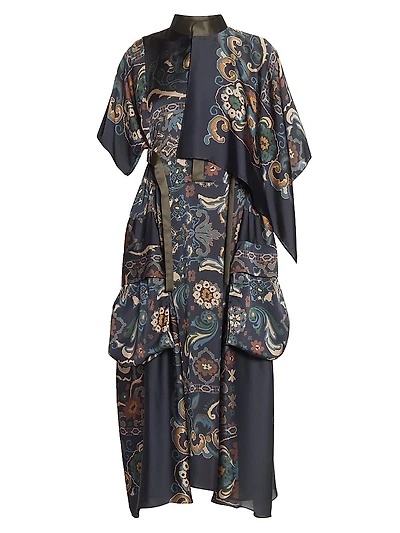 Floral Print Midi-Dress