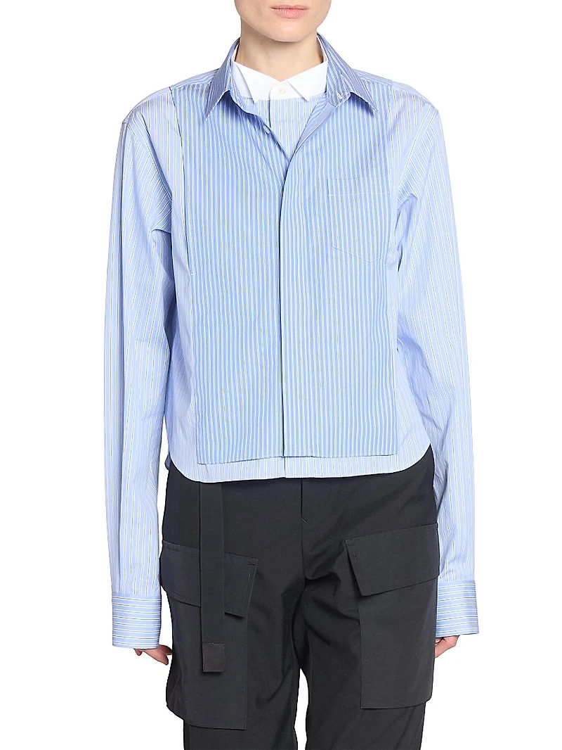 Poplin Striped Shirt