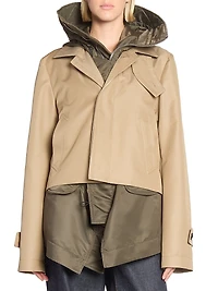 Cotton Gabardine Blouson Jacket