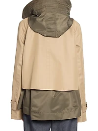 Cotton Gabardine Blouson Jacket