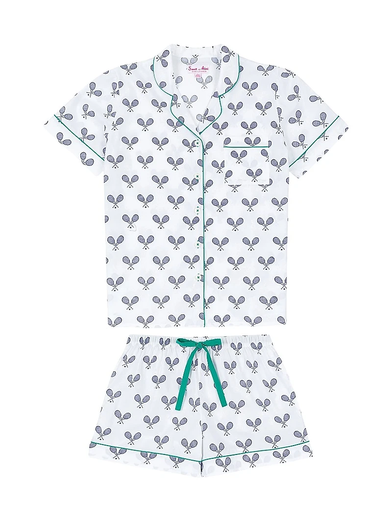 Women's Tennis Short Pajama Set