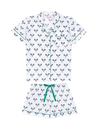 Women's Tennis Short Pajama Set