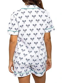 Women's Tennis Short Pajama Set