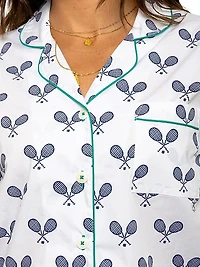 Women's Tennis Short Pajama Set