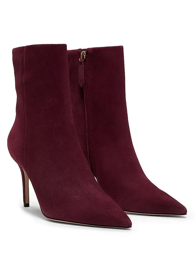 85MM Suede Stiletto Booties
