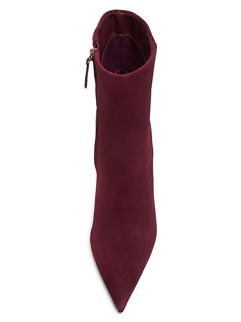 85MM Suede Stiletto Booties