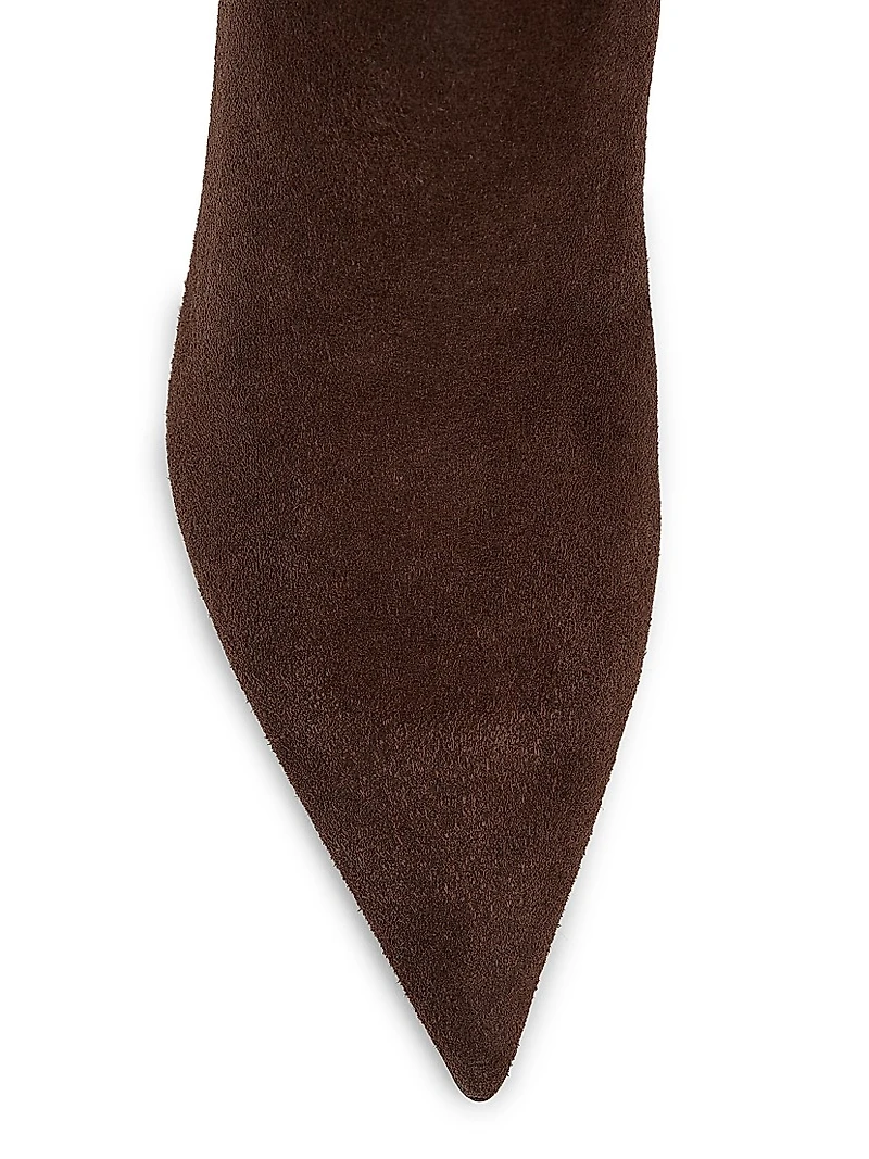 85MM Suede Knee-High Boots