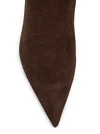 85MM Suede Knee-High Boots