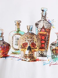 Liquid Skull Graphic T-Shirt