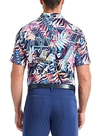 Palm Dreams Performance Polo Shirt