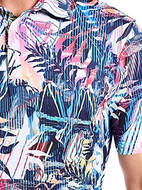 Palm Dreams Performance Polo Shirt