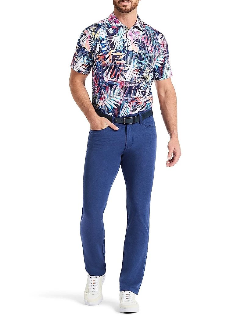 Palm Dreams Performance Polo Shirt