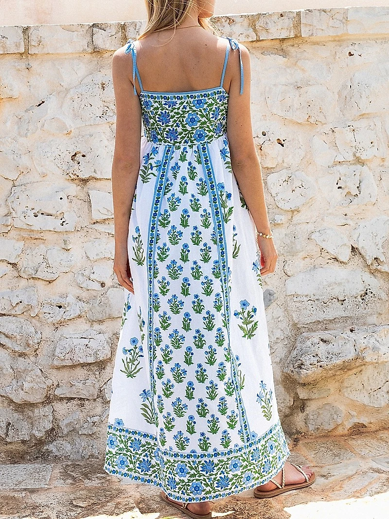 Sky Lily Mix Aimee Dress