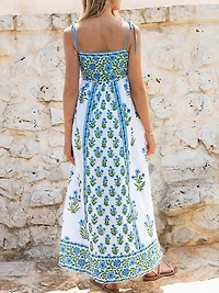 Sky Lily Mix Aimee Dress