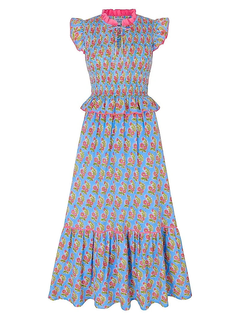 Cornflower Aster Harper Dress