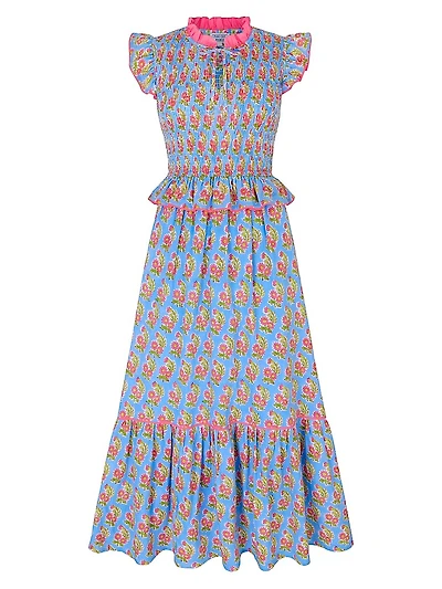 Cornflower Aster Harper Dress