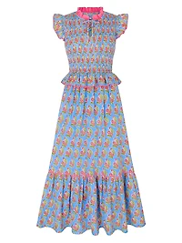 Cornflower Aster Harper Dress