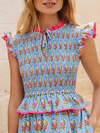 Cornflower Aster Harper Dress