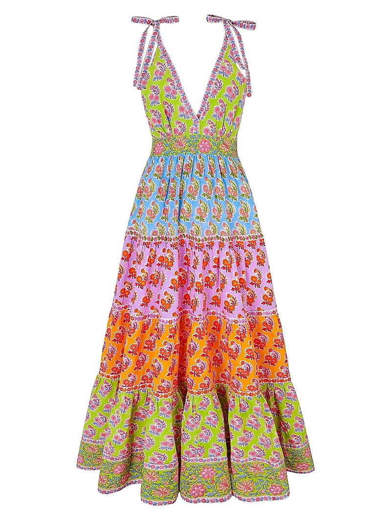 Rainbow Zinnia Amour Dress