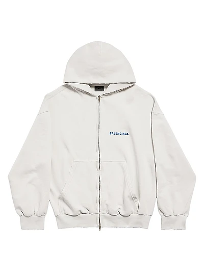Zip-Up Regular Fit Hoodie