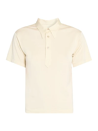 Point Collar Polo Shirt