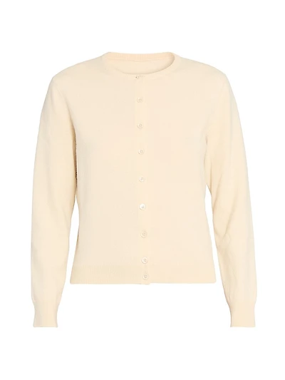 Wool Crewneck Cardigan