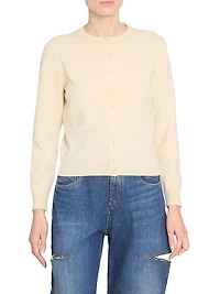 Wool Crewneck Cardigan