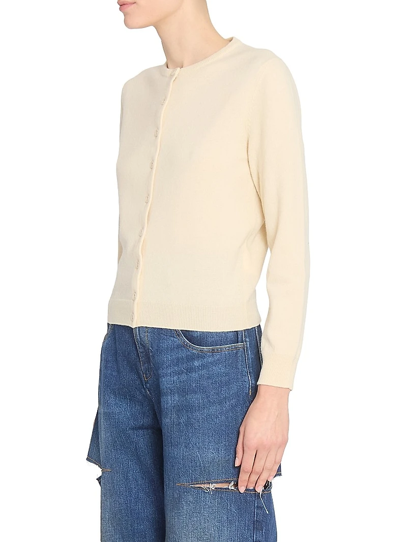 Wool Crewneck Cardigan