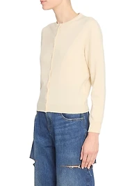 Wool Crewneck Cardigan