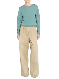 Fine Wool Crewneck Sweater