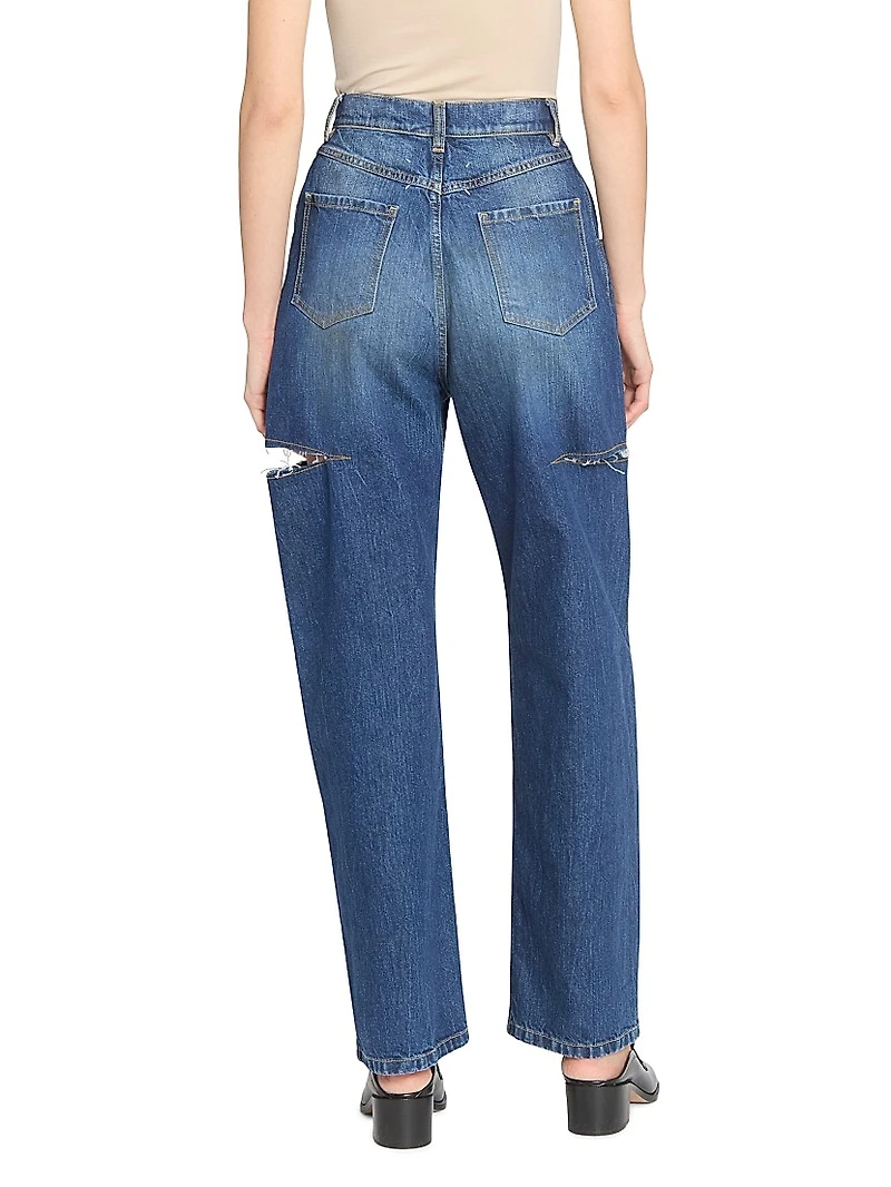 Side Slash 5-Pocket Jeans