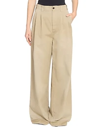 Skater Wide-Leg Chino Pants