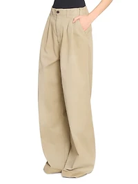 Skater Wide-Leg Chino Pants