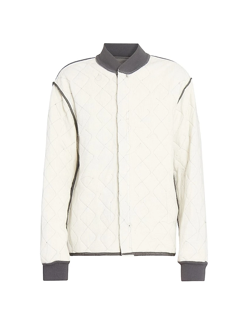 Quilted Ripstop Sweat Jacket