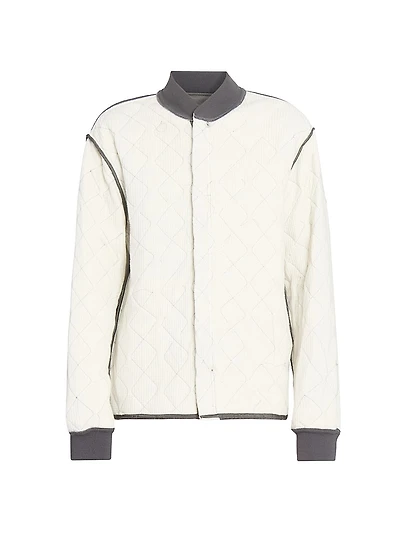 Quilted Ripstop Sweat Jacket