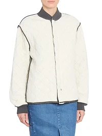 Quilted Ripstop Sweat Jacket