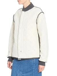 Quilted Ripstop Sweat Jacket