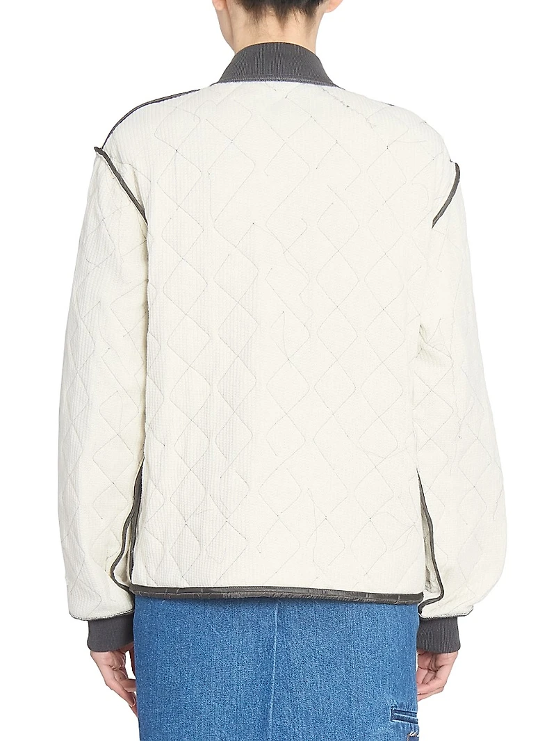 Quilted Ripstop Sweat Jacket