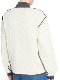 Quilted Ripstop Sweat Jacket